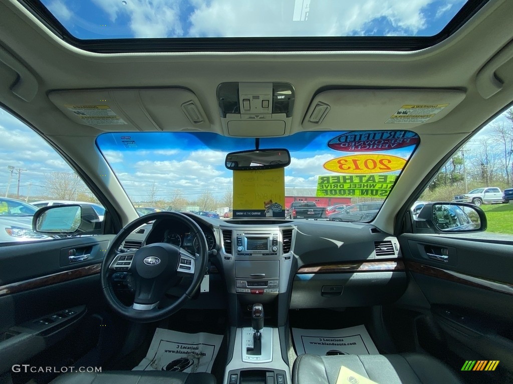 2013 Legacy 2.5i Limited - Graphite Gray Metallic / Off Black Leather photo #10