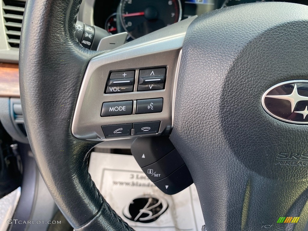 2013 Legacy 2.5i Limited - Graphite Gray Metallic / Off Black Leather photo #13