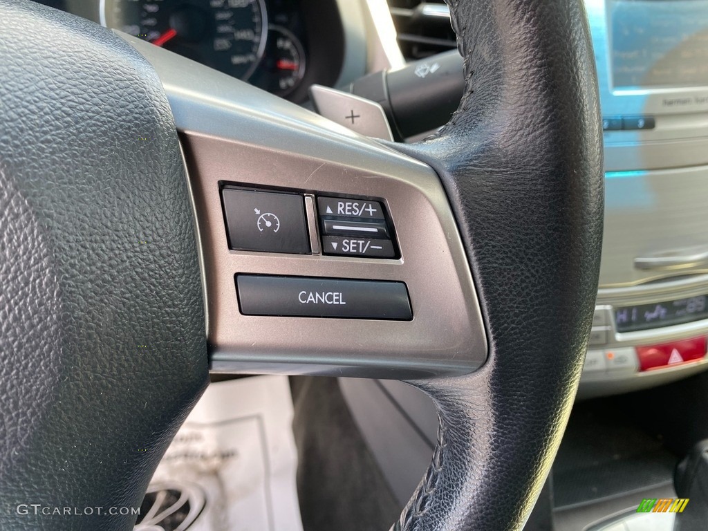 2013 Legacy 2.5i Limited - Graphite Gray Metallic / Off Black Leather photo #14
