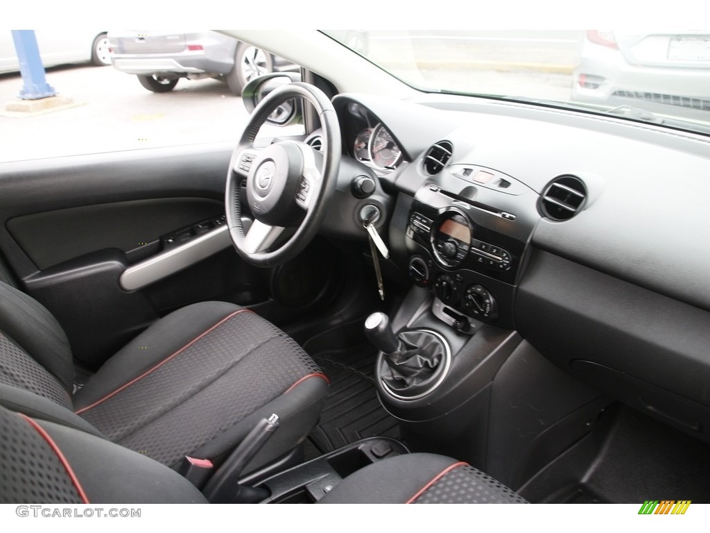 2013 Mazda MAZDA2 Touring Black Dashboard Photo #141556230