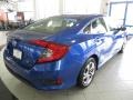 2018 Aegean Blue Metallic Honda Civic LX Sedan  photo #7