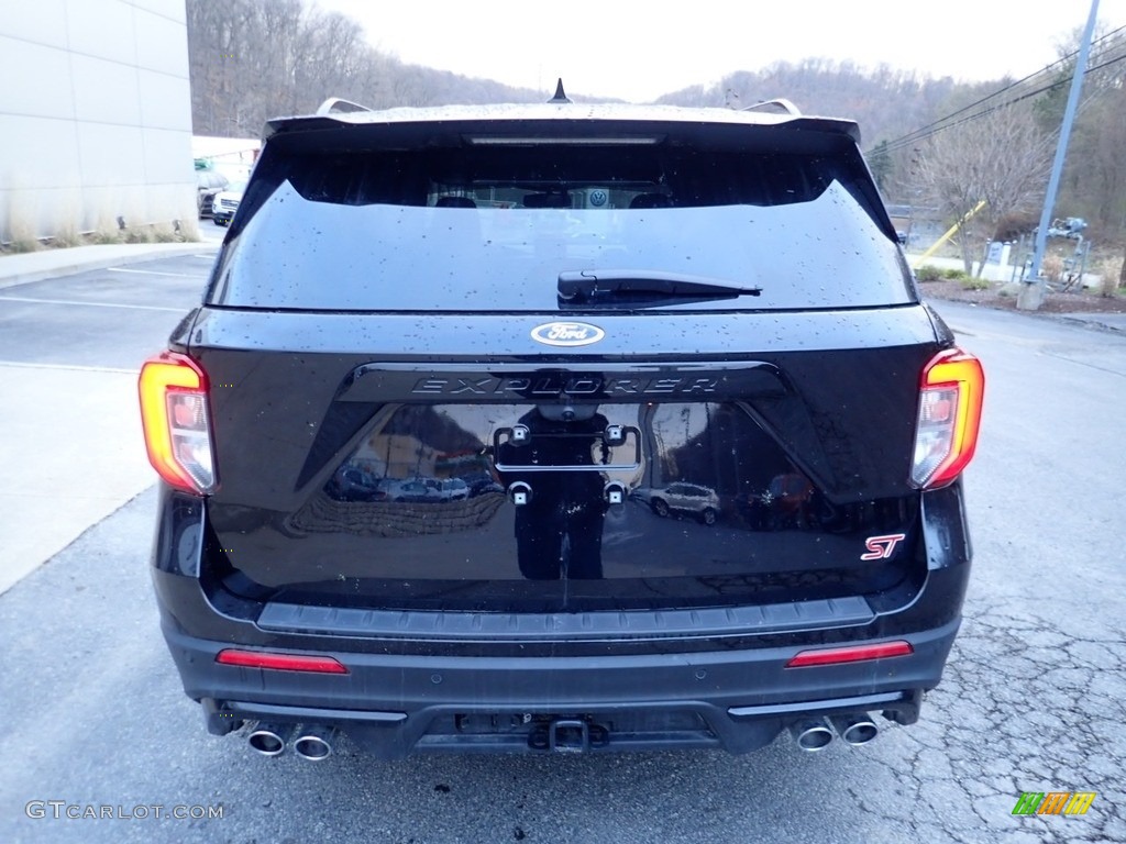 2020 Explorer ST 4WD - Agate Black Metallic / Ebony photo #3