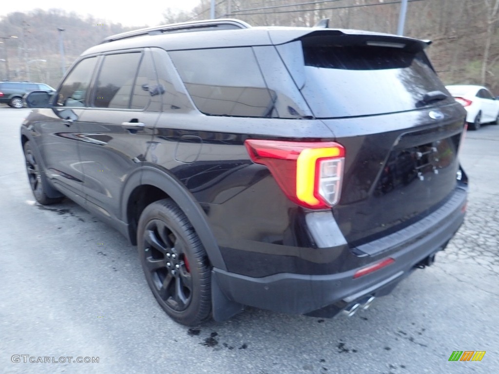 2020 Explorer ST 4WD - Agate Black Metallic / Ebony photo #5