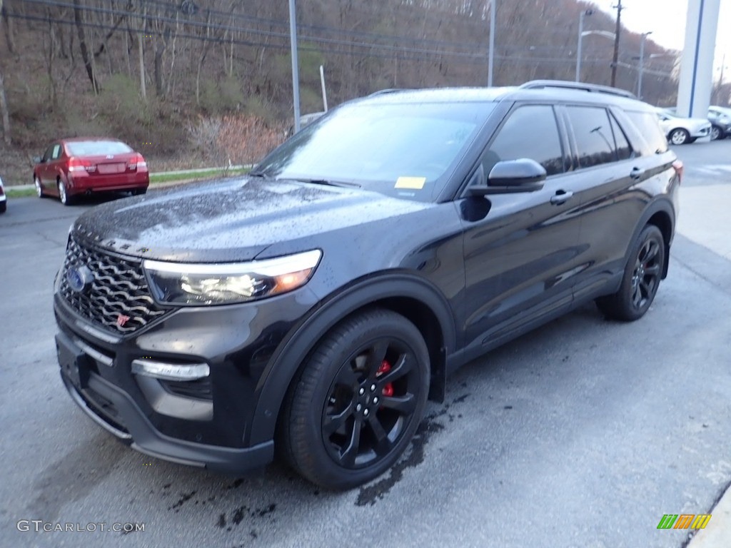 2020 Explorer ST 4WD - Agate Black Metallic / Ebony photo #7