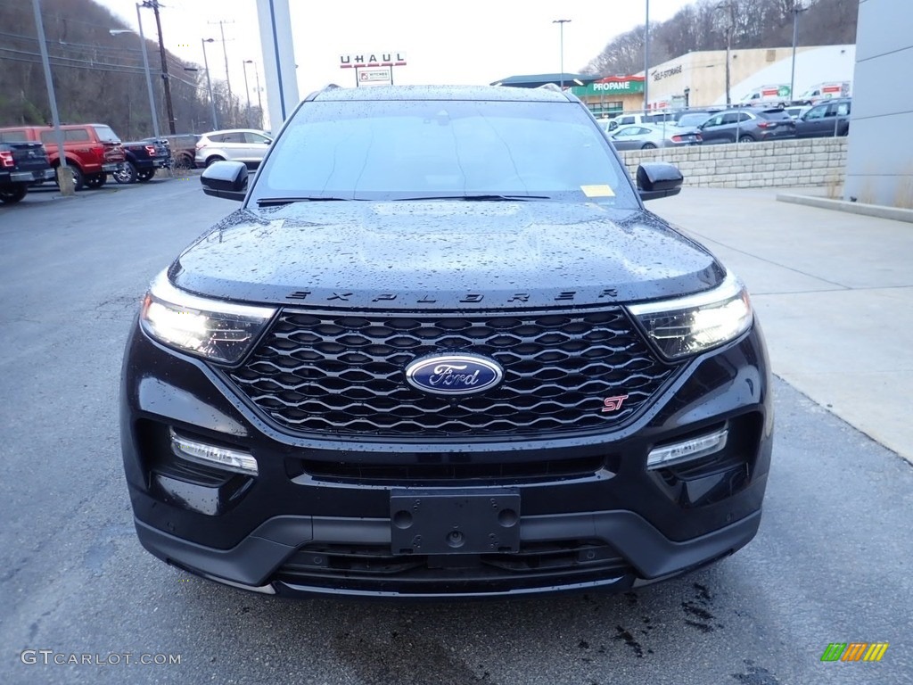 2020 Explorer ST 4WD - Agate Black Metallic / Ebony photo #8