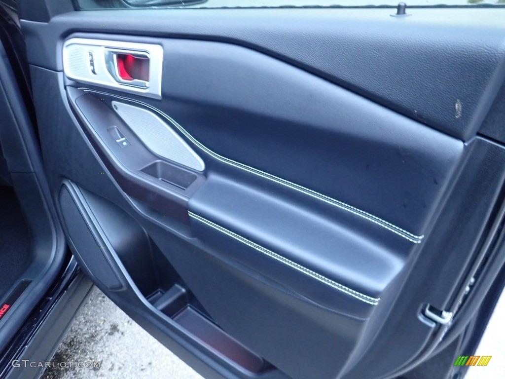 2020 Explorer ST 4WD - Agate Black Metallic / Ebony photo #13