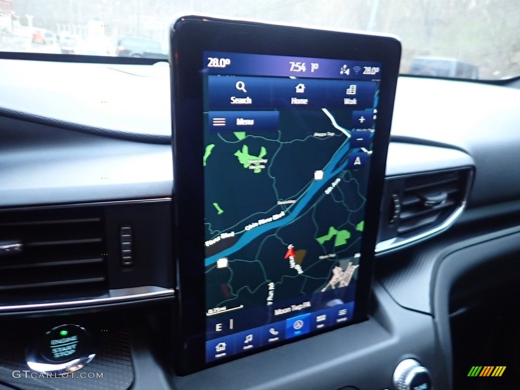 2020 Explorer ST 4WD - Agate Black Metallic / Ebony photo #21