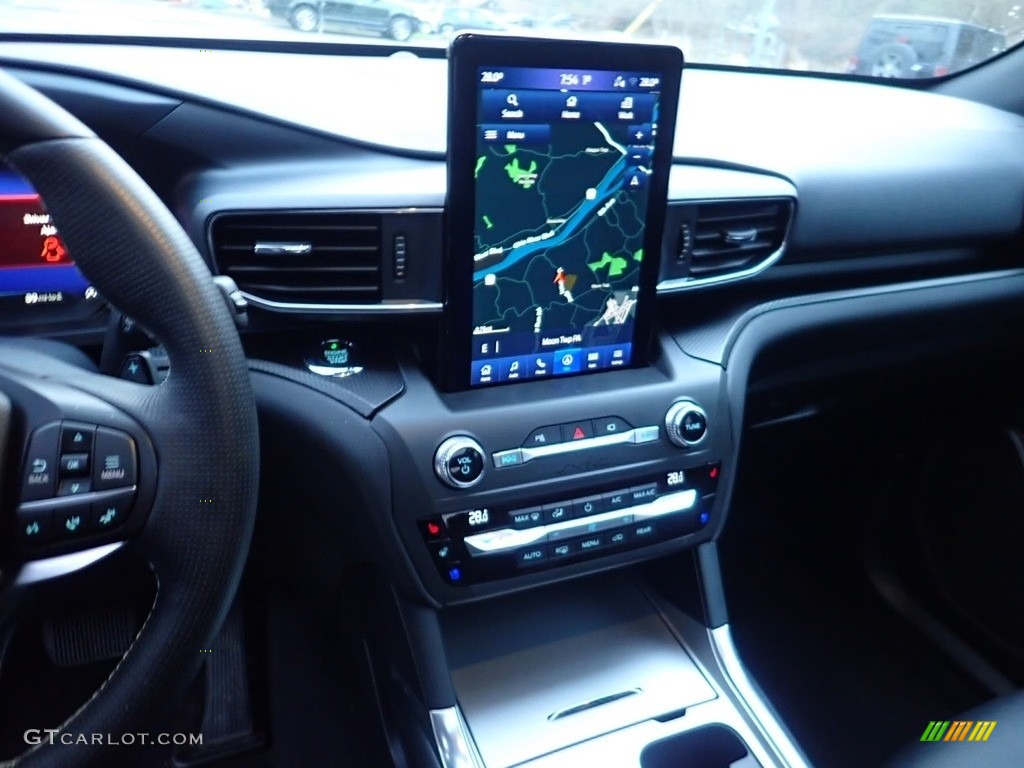 2020 Explorer ST 4WD - Agate Black Metallic / Ebony photo #22