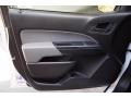 Jet Black/Dark Ash 2015 Chevrolet Colorado WT Extended Cab Door Panel