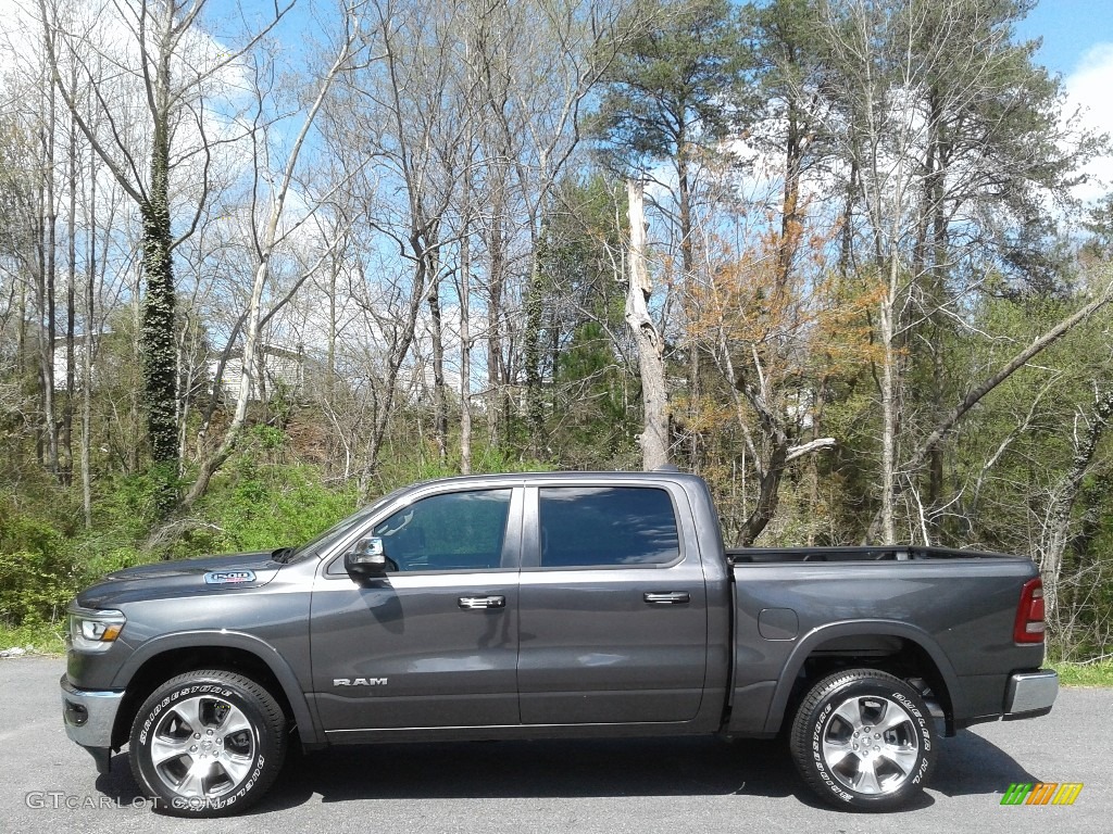 Granite Crystal Metallic 2021 Ram 1500 Laramie Crew Cab 4x4 Exterior Photo #141558271