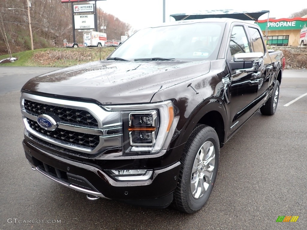 2021 F150 Platinum SuperCrew 4x4 - Kodiak Brown / Black photo #4