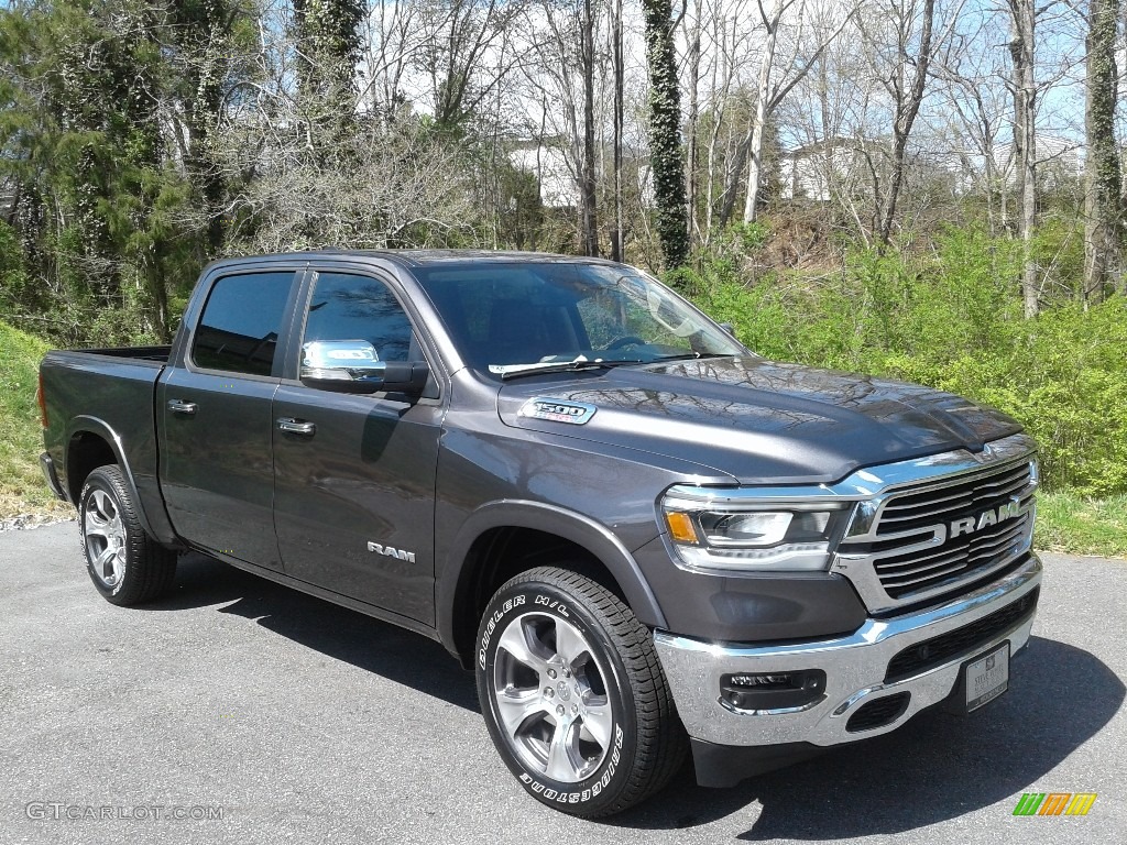 Granite Crystal Metallic 2021 Ram 1500 Laramie Crew Cab 4x4 Exterior Photo #141558366