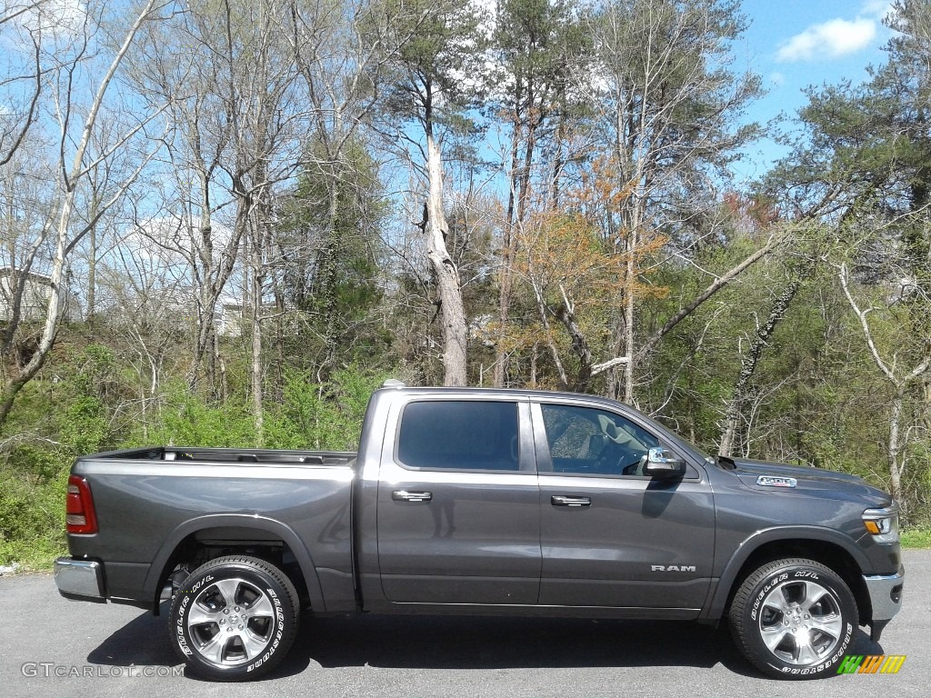 Granite Crystal Metallic 2021 Ram 1500 Laramie Crew Cab 4x4 Exterior Photo #141558390