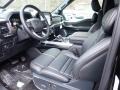 Black 2021 Ford F150 Platinum SuperCrew 4x4 Interior Color