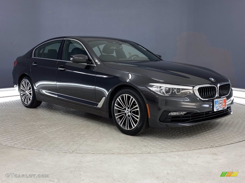 2018 5 Series 530i Sedan - Dark Graphite Metallic / Black photo #38