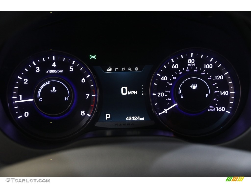 2016 Hyundai Azera Standard Azera Model Gauges Photos