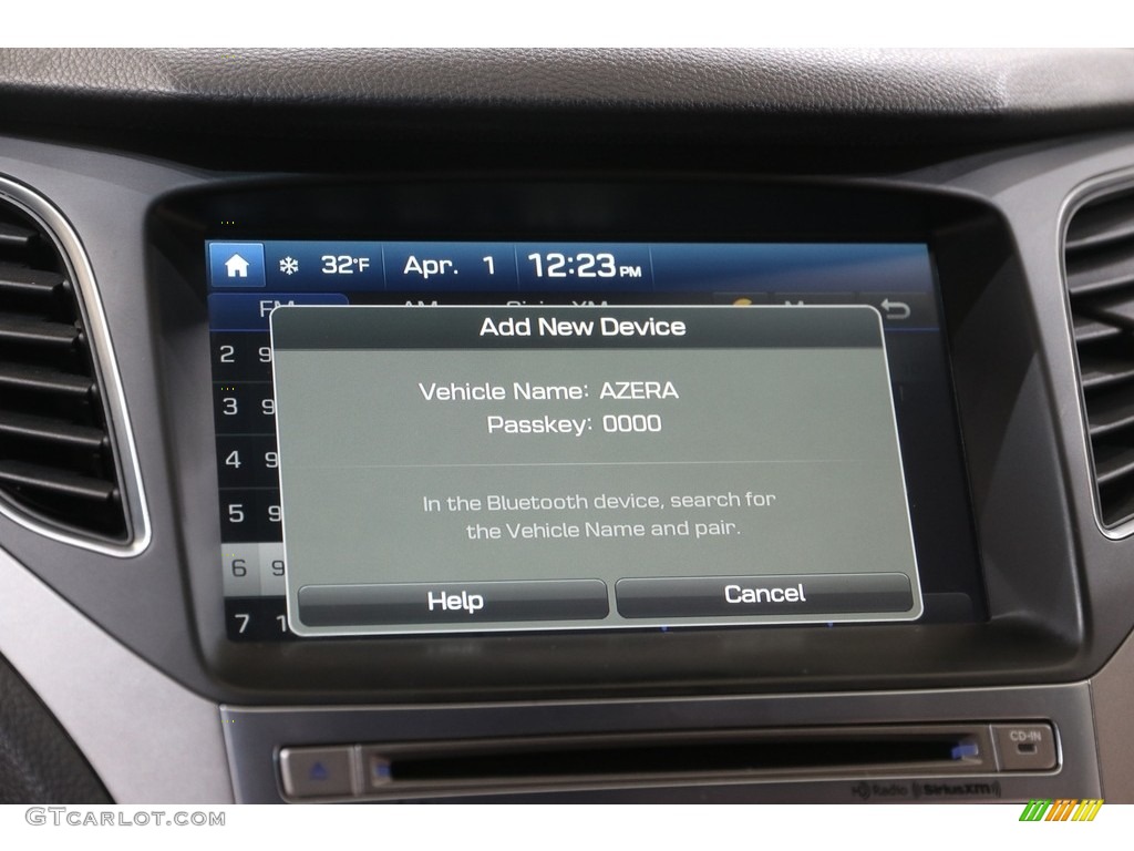 2016 Hyundai Azera Standard Azera Model Controls Photo #141560215