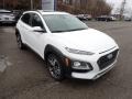 2021 Chalk White Hyundai Kona Limited AWD  photo #3