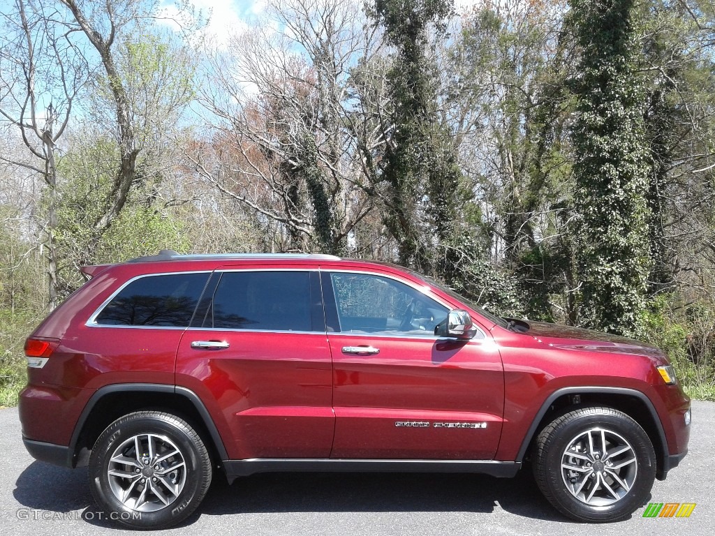 2021 Grand Cherokee Limited 4x4 - Velvet Red Pearl / Black photo #5