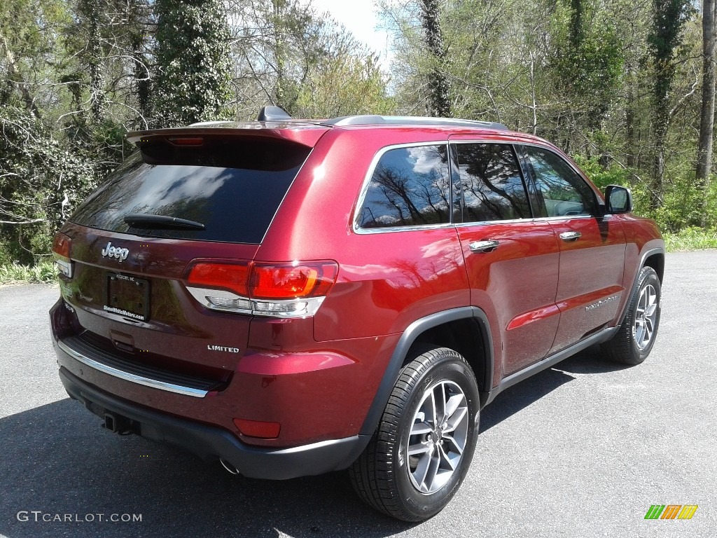 2021 Grand Cherokee Limited 4x4 - Velvet Red Pearl / Black photo #6