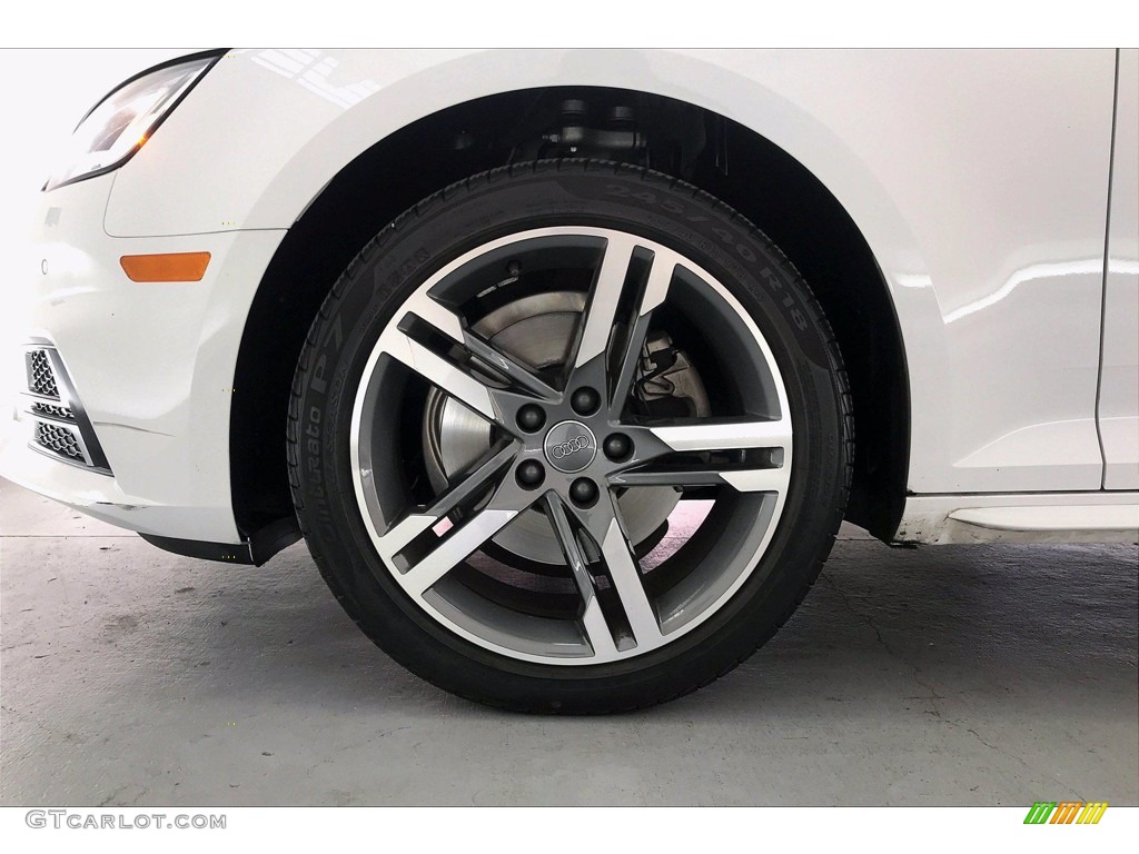 2018 A4 2.0T Premium Plus - Glacier White Metallic / Atlas Beige/Gray photo #8