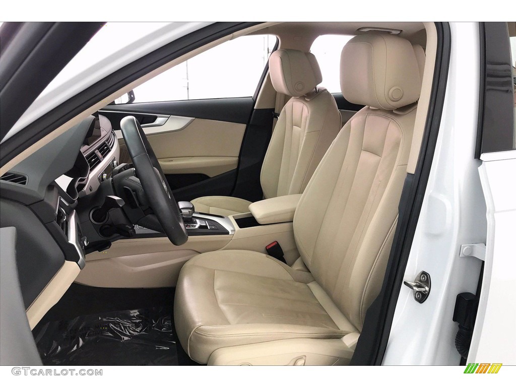 2018 A4 2.0T Premium Plus - Glacier White Metallic / Atlas Beige/Gray photo #18