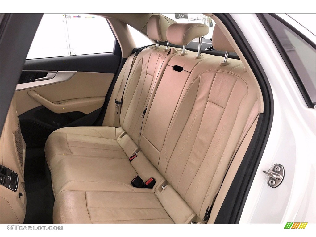 2018 A4 2.0T Premium Plus - Glacier White Metallic / Atlas Beige/Gray photo #20