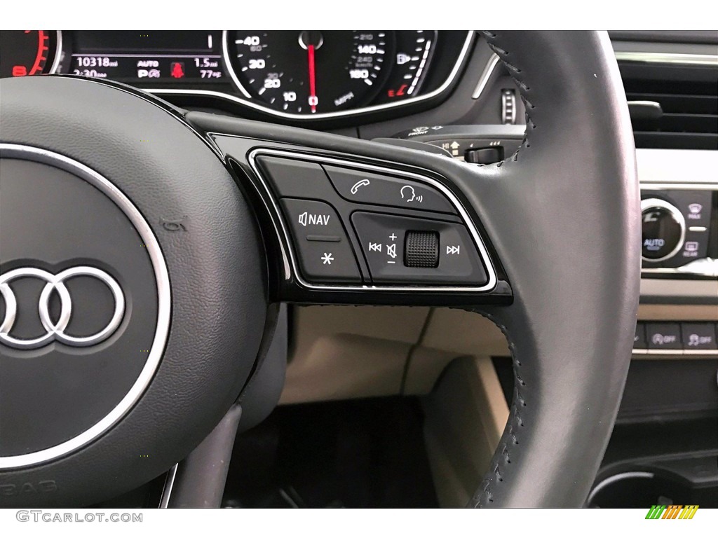 2018 A4 2.0T Premium Plus - Glacier White Metallic / Atlas Beige/Gray photo #22