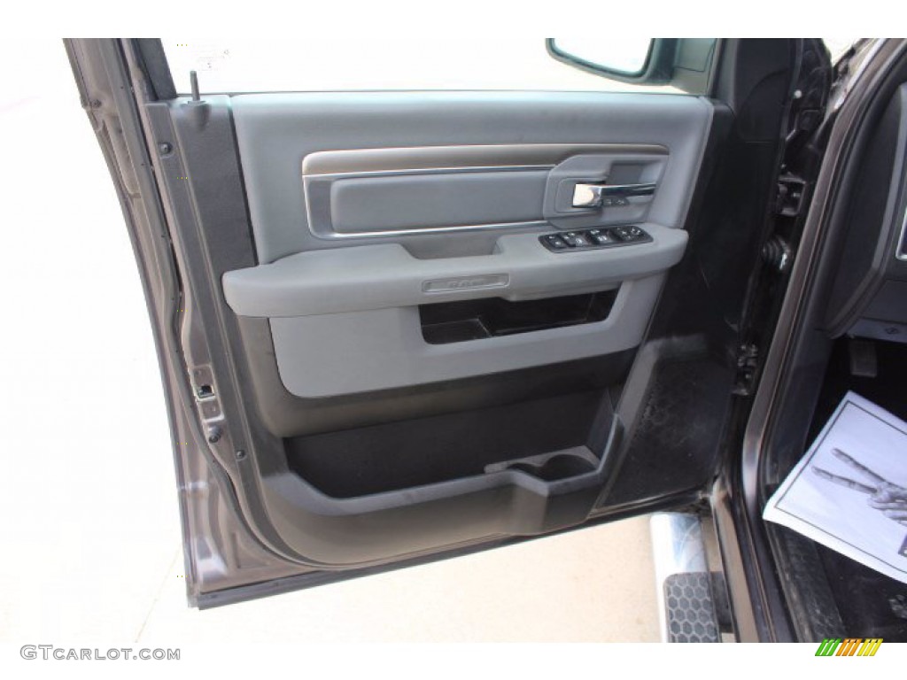 2018 1500 Big Horn Crew Cab 4x4 - Granite Crystal Metallic / Black/Diesel Gray photo #9