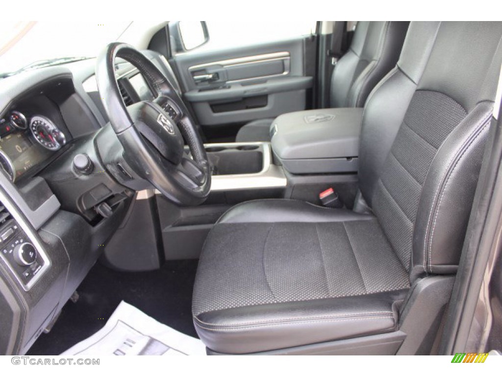 2018 1500 Big Horn Crew Cab 4x4 - Granite Crystal Metallic / Black/Diesel Gray photo #10