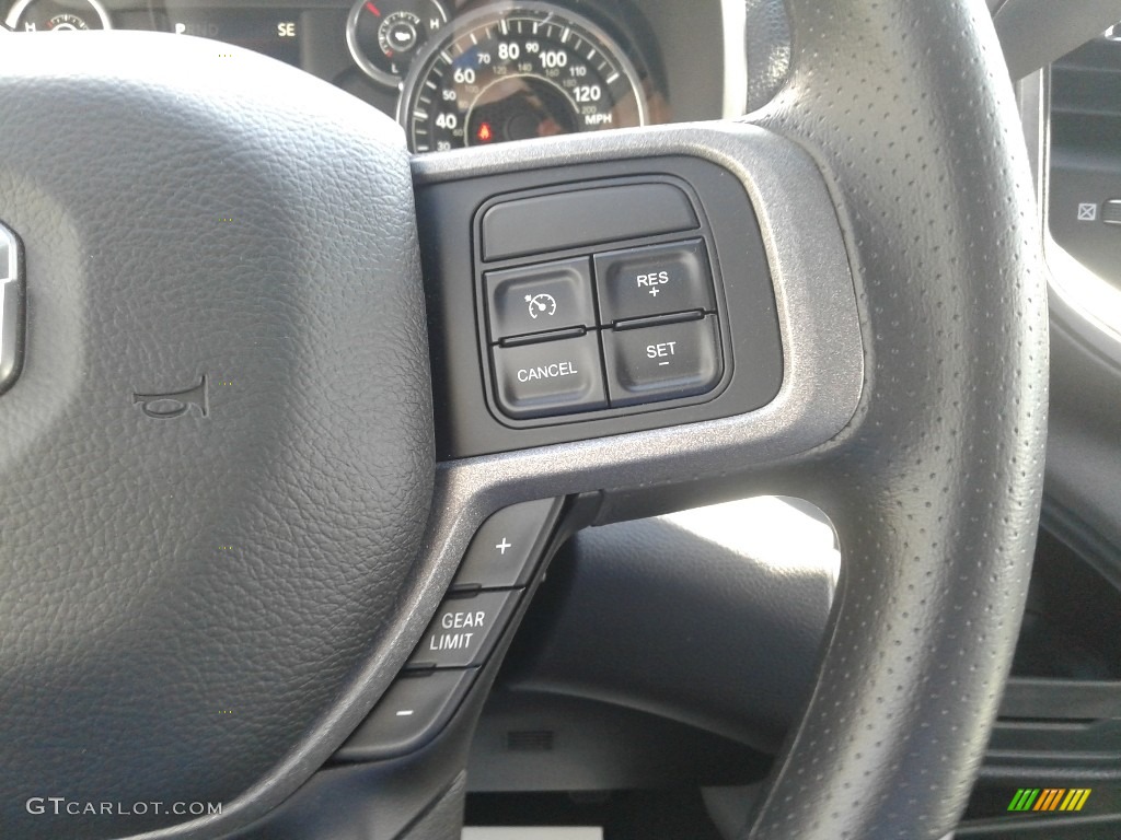 2021 Ram 3500 Tradesman Regular Cab 4x4 Black Steering Wheel Photo #141561717