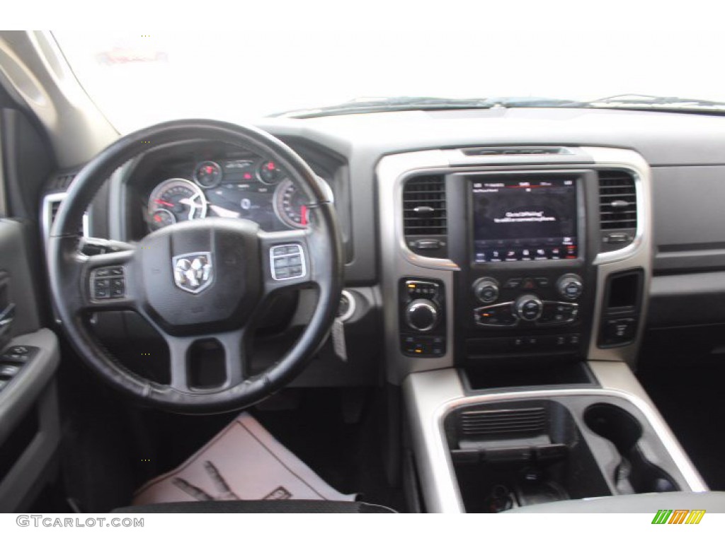 2018 1500 Big Horn Crew Cab 4x4 - Granite Crystal Metallic / Black/Diesel Gray photo #20