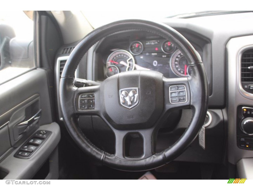 2018 1500 Big Horn Crew Cab 4x4 - Granite Crystal Metallic / Black/Diesel Gray photo #21