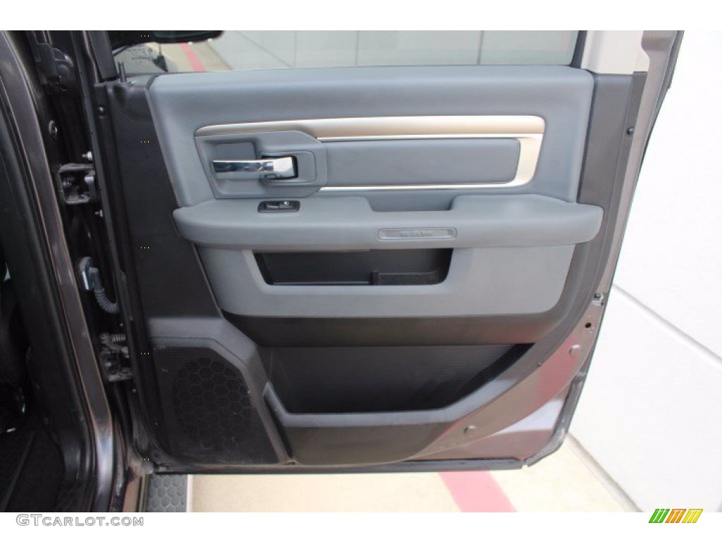 2018 1500 Big Horn Crew Cab 4x4 - Granite Crystal Metallic / Black/Diesel Gray photo #22