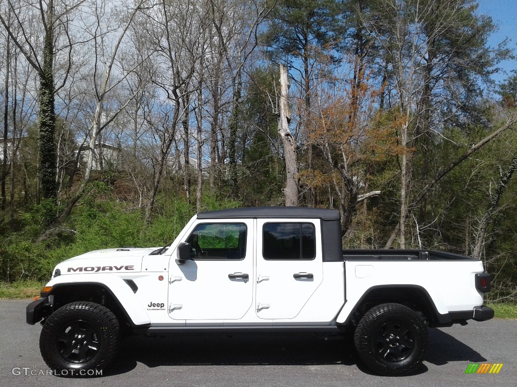 2021 Gladiator Mojave 4x4 - Bright White / Black photo #1