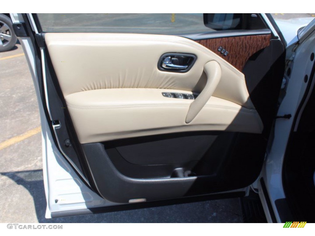 2018 Armada Platinum - Pearl White / Almond photo #7