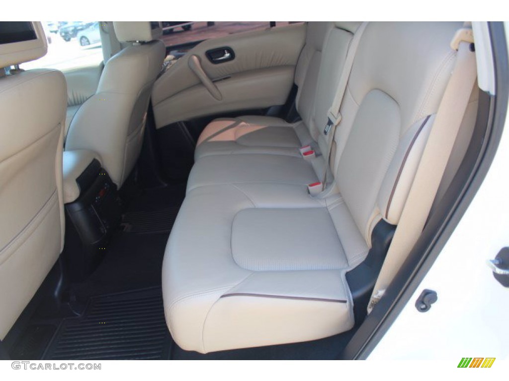 2018 Armada Platinum - Pearl White / Almond photo #20