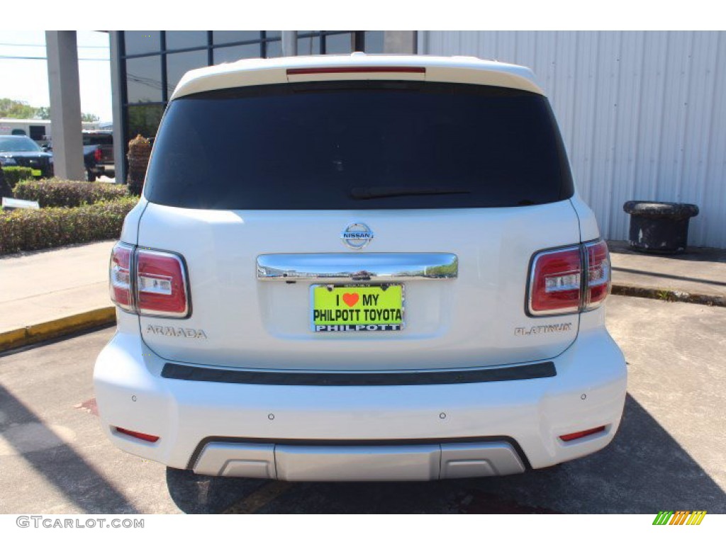 2018 Armada Platinum - Pearl White / Almond photo #26