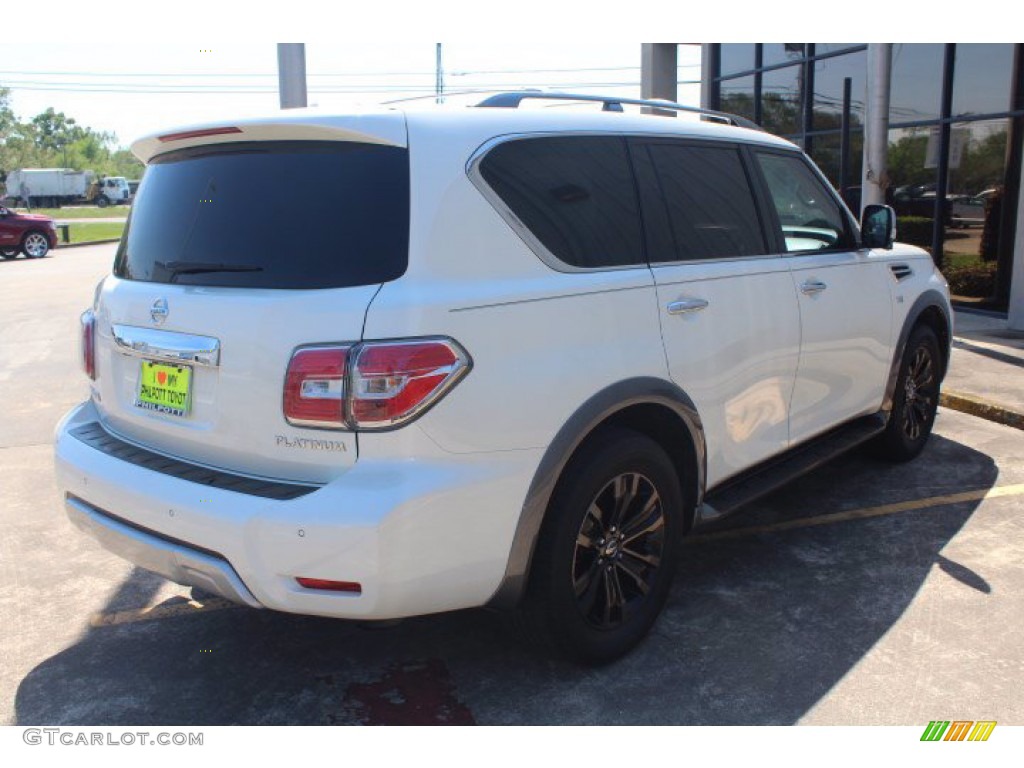 2018 Armada Platinum - Pearl White / Almond photo #27
