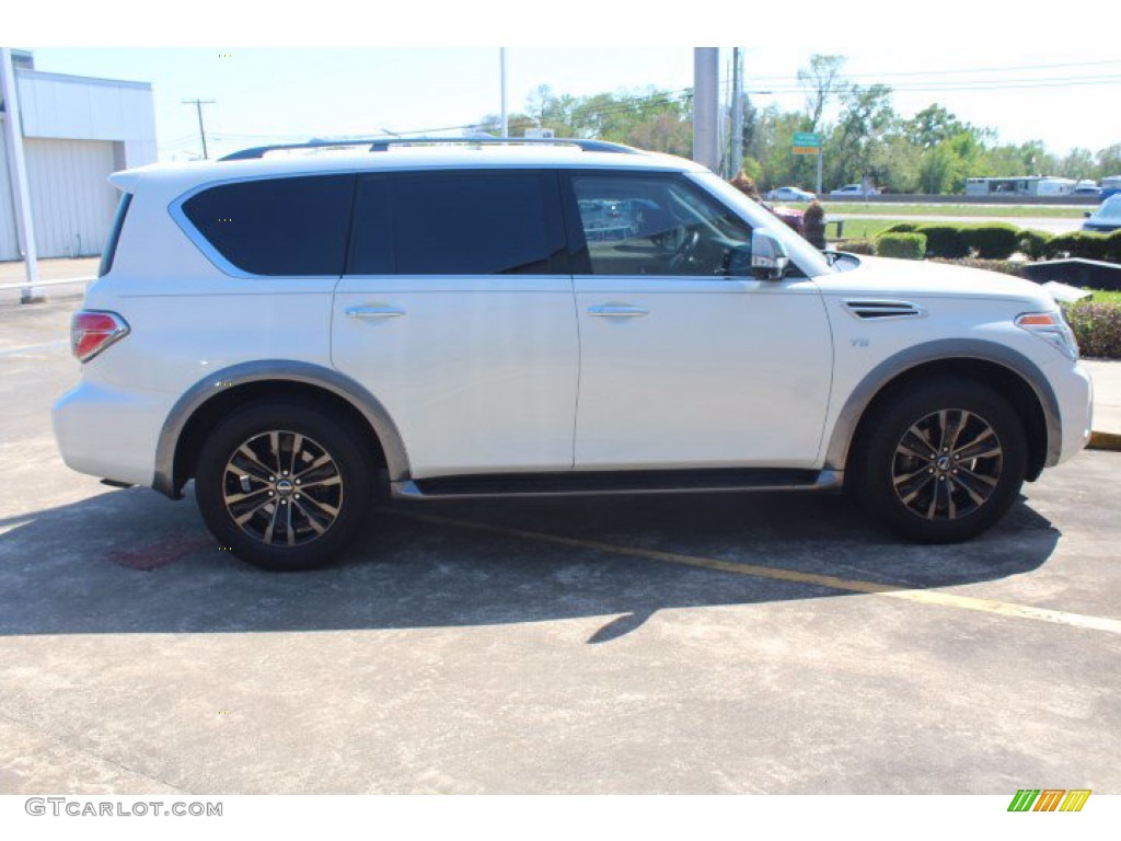 2018 Armada Platinum - Pearl White / Almond photo #28