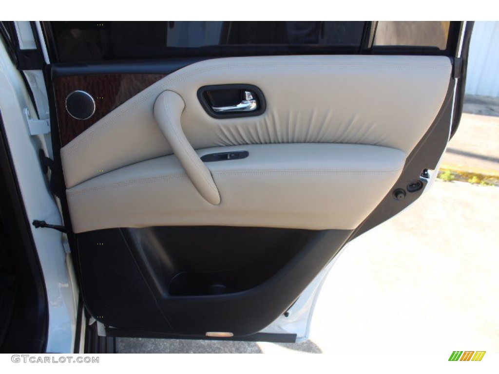 2018 Armada Platinum - Pearl White / Almond photo #31