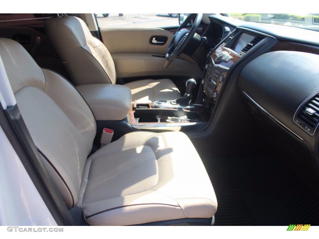 2018 Armada Platinum - Pearl White / Almond photo #34