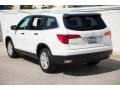 2018 White Diamond Pearl Honda Pilot LX  photo #2