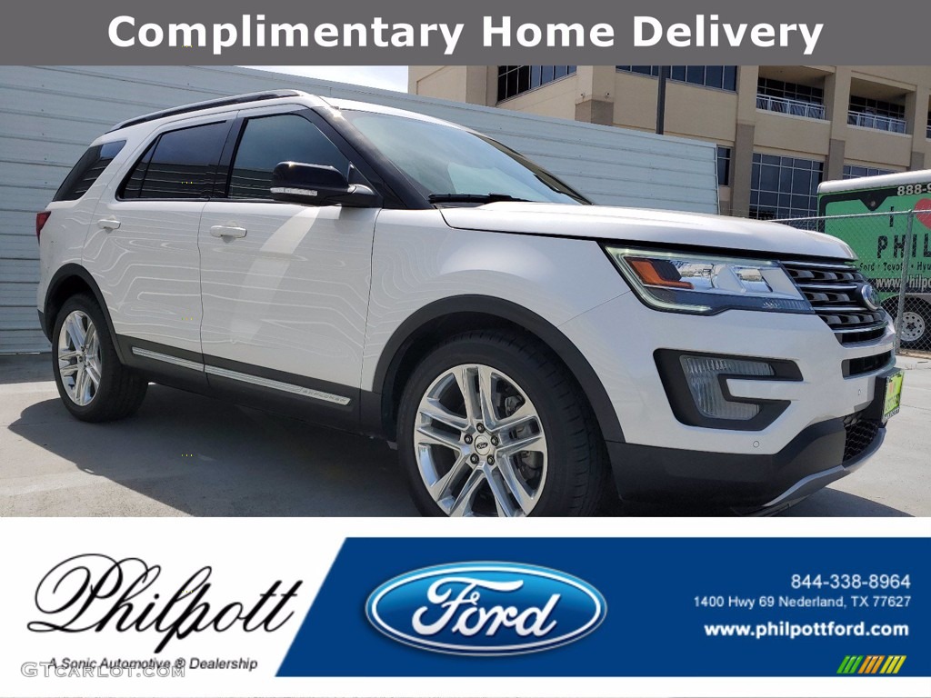 Oxford White Ford Explorer