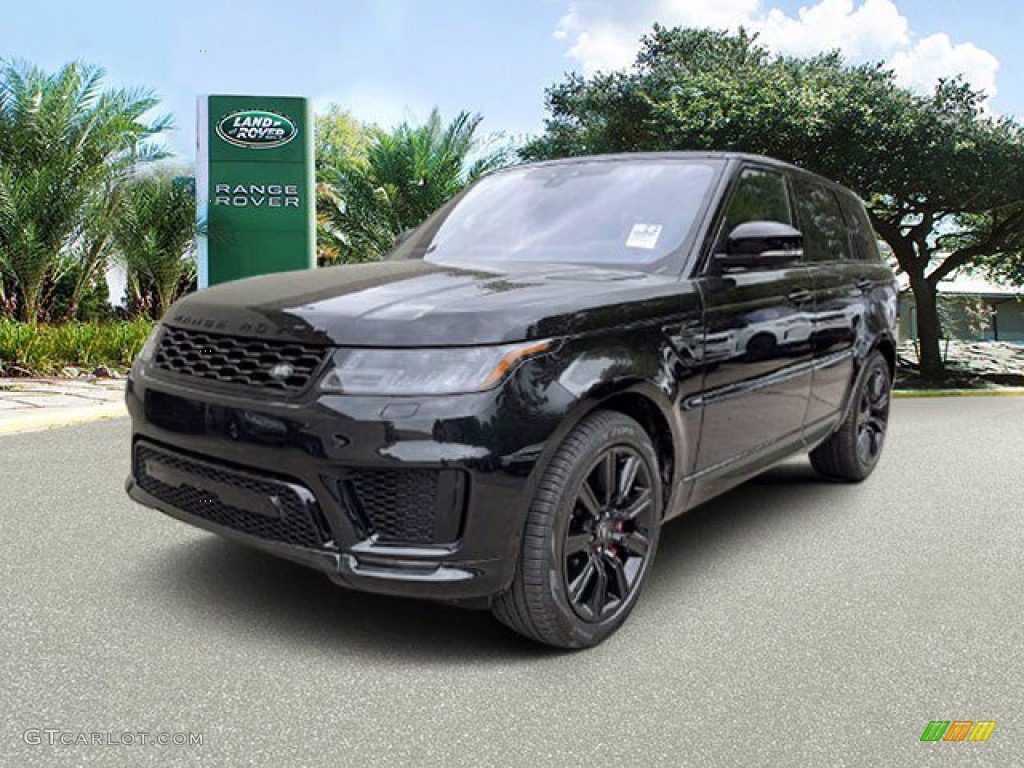 2021 Range Rover Sport HST - Santorini Black Metallic / Ebony photo #1