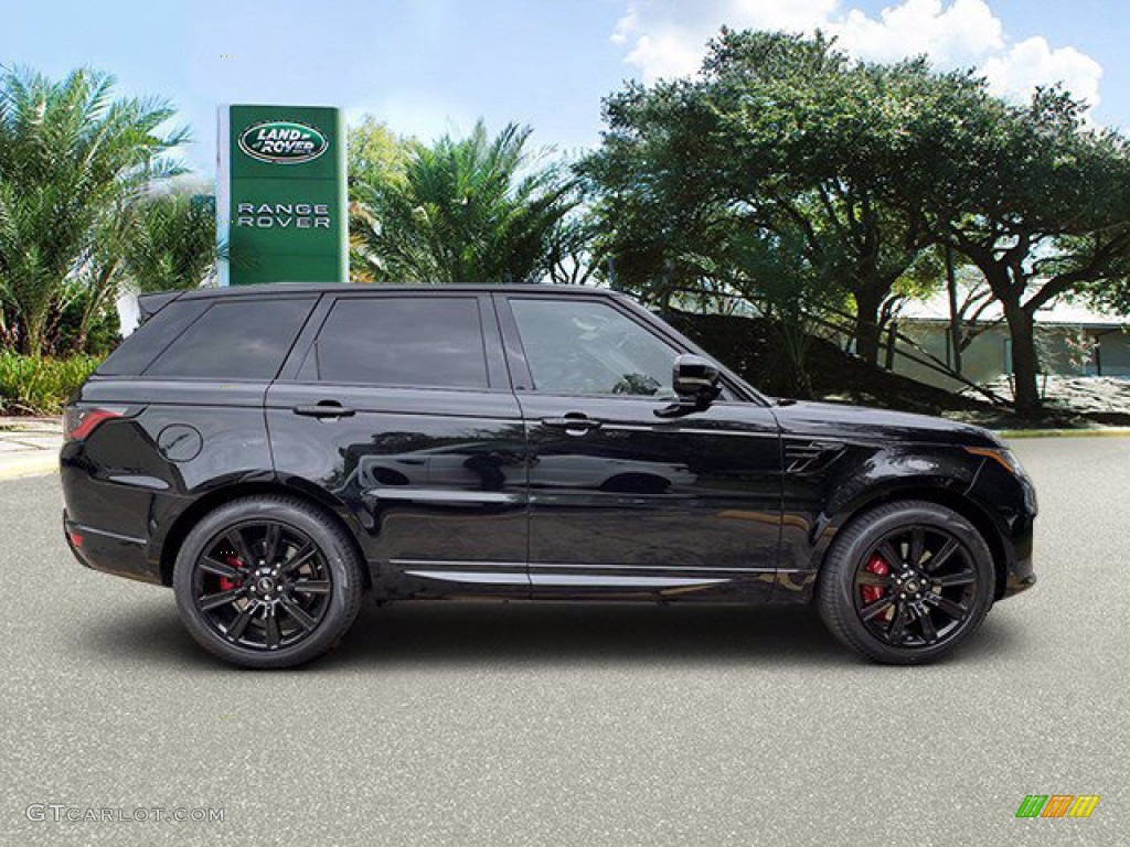 2021 Range Rover Sport HST - Santorini Black Metallic / Ebony photo #8