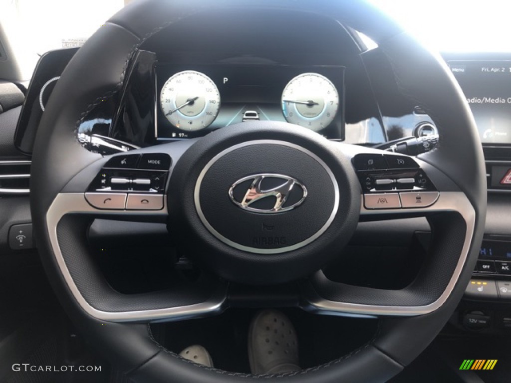 2021 Elantra SEL - Scarlet Red Pearl / Black photo #10
