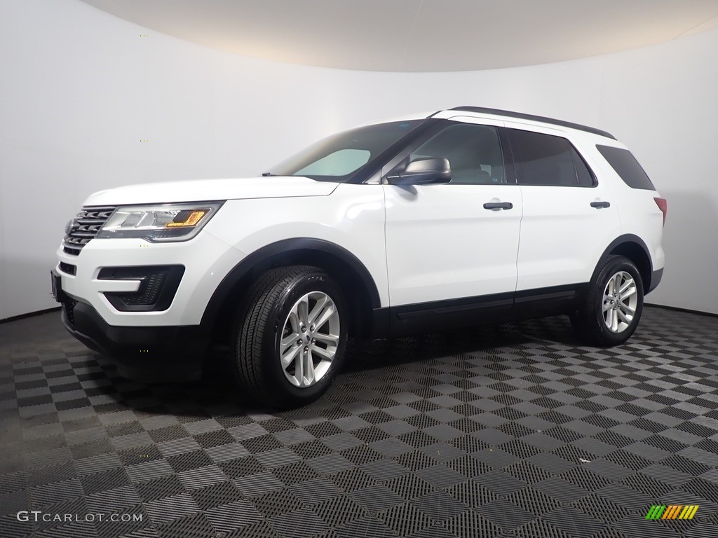 2016 Explorer 4WD - Oxford White / Medium Light Camel photo #8
