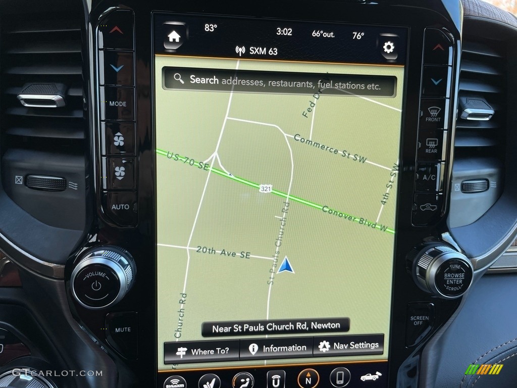 2021 Ram 1500 Long Horn Crew Cab 4x4 Navigation Photo #141566303
