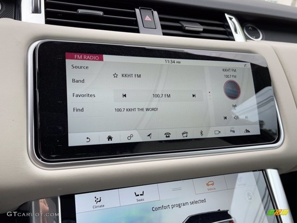 2021 Range Rover Sport HST - Santorini Black Metallic / Ivory/Ebony photo #27